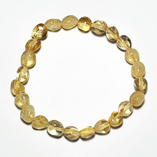 Citrine (Heat Treated) Nugget 6mm Bracelet 217